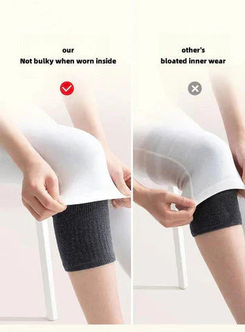 Full Wool Cashmere Warm Knee Pads 2 Pcs Super Elastic Knees Sleeves Support Protector