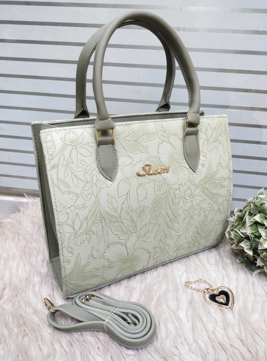 Susan Floral Elegance Handbag